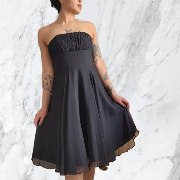 Mori Lee Dresses | Y2k Black Homecoming/Prom Dress Us Size 3/4 | Color: Black | Size: 4 | Meah_Sochic's Closet